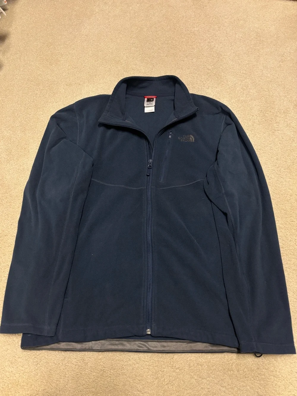 The North Face Men’s Navy Lightweight Fleece Jacket